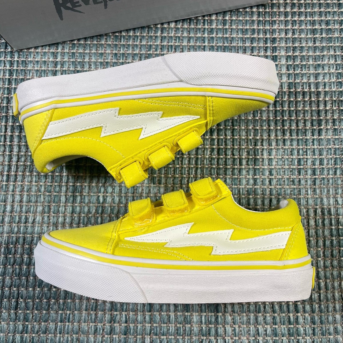 Revenge x Storm Yellow Strap Kids Sz 10c Authentic %100 New