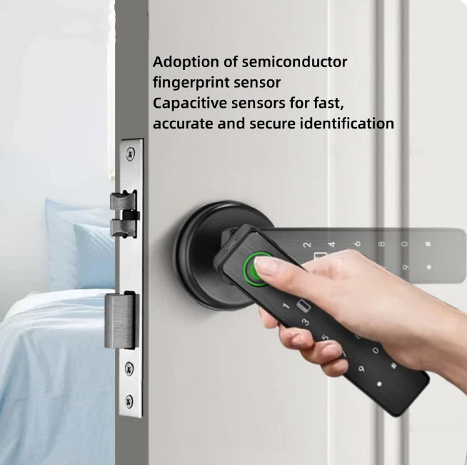 Bio metric Fingerprint Door Handle - Advanced Security and Convenience - Image 2 of 4