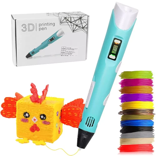 3D Stifte Set Kinder DIY 3D Druckstift 12Farben 36m Filament Geschenk DHL - Bild 11 von 15