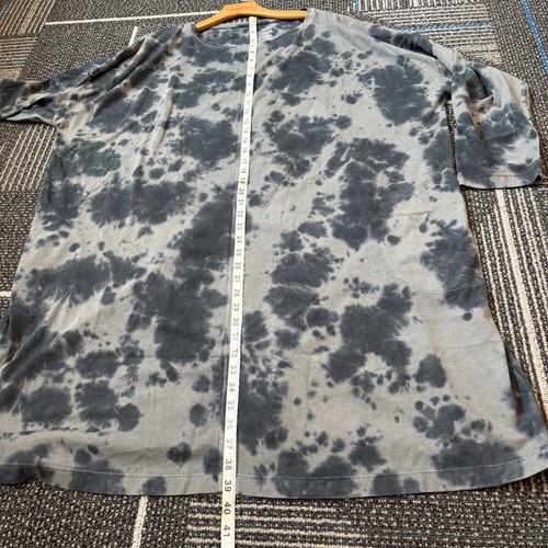 Pure J Jill 4X Cloud Tie Dyed Knit Dress Gray Black Pockets Lagenlook - Picture 9 of 9