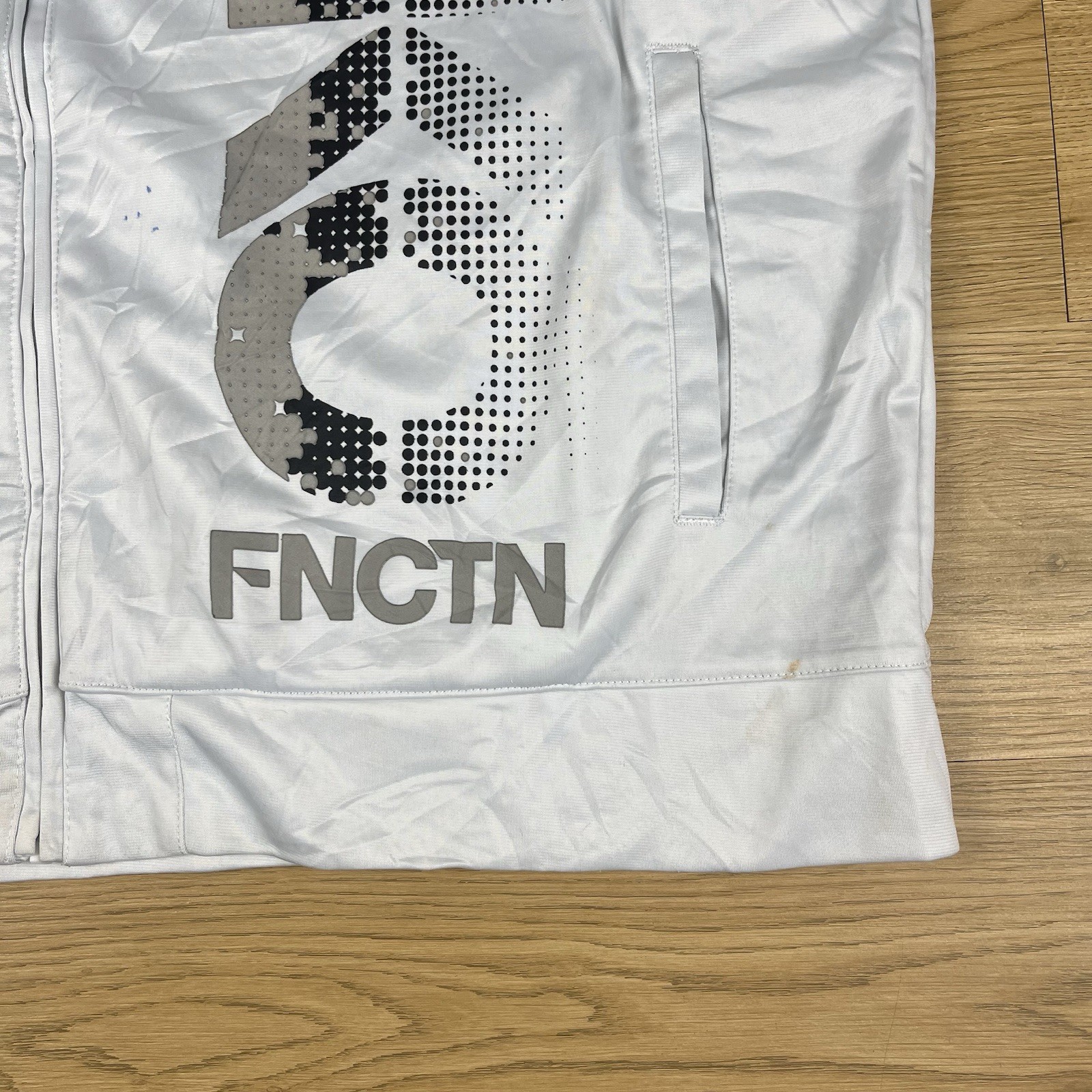 Ecko Function White Full Zip Track Jacket Y2K Str… - image 2