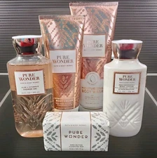 Bath & Body Works 5 PC Set~Shower Gel, Lotion, Body Wash, Cream & Cleansing Bar