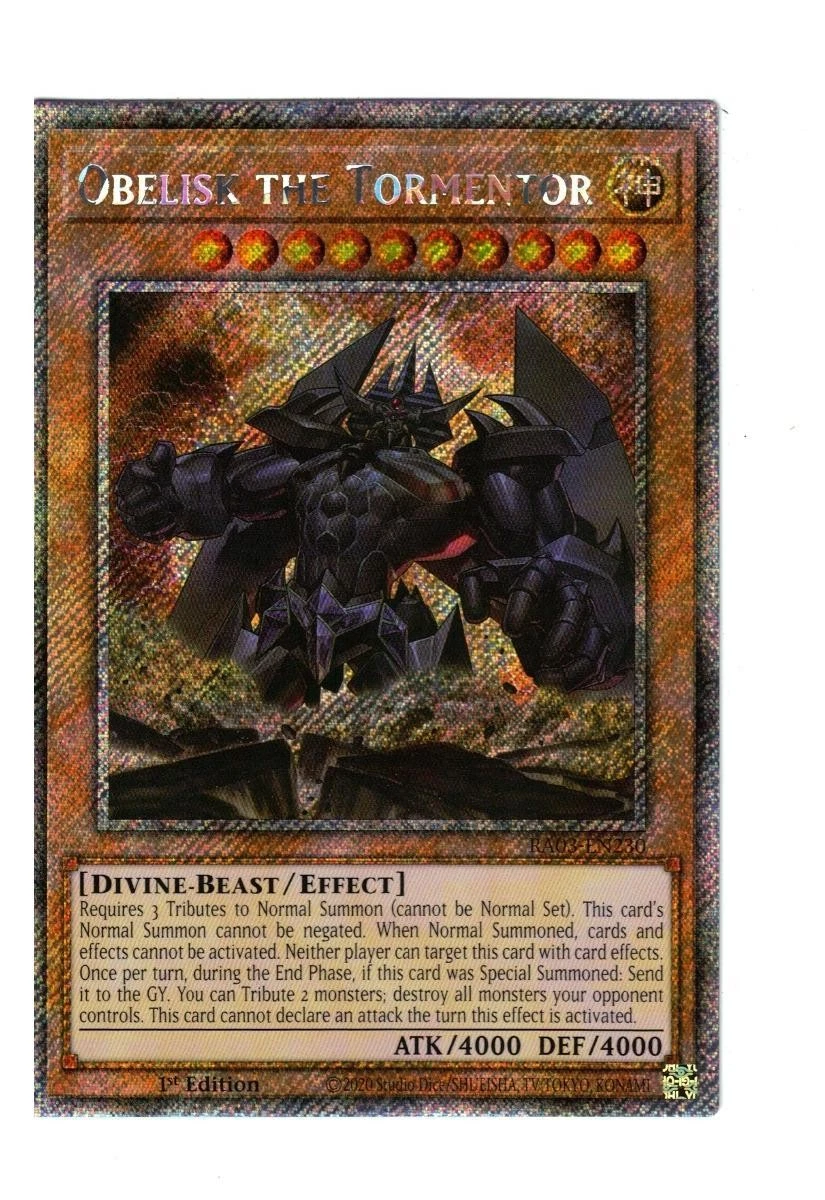 Preços baixos em Obelisk The tormentor Efeito Yu-gi-oh! TCG Jogos
