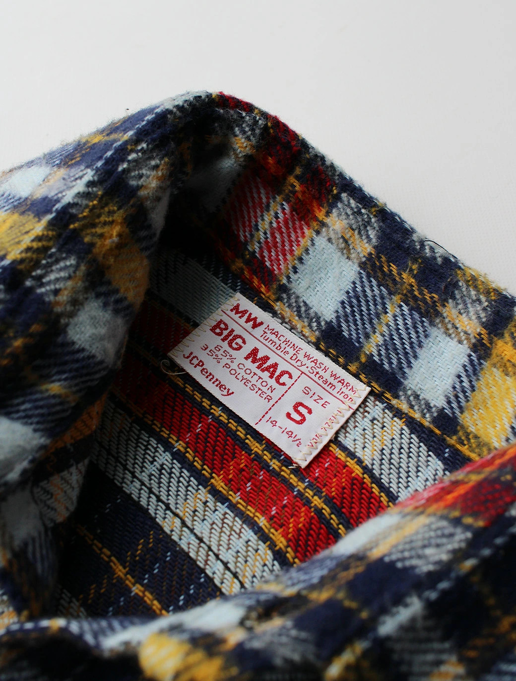 70S Big Mac Heavy Flannel Shirt Men'S American Vintage Casual image 2