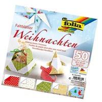 "Folia FaltbläTter \"Weihnachten\", 200 X 200 Mm, 80 G/Qm 1 Bis 40 Stk Spare 63%"