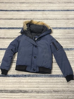 Canada Goose Chilliwack Bomber – Size Medium – Blue – £180
