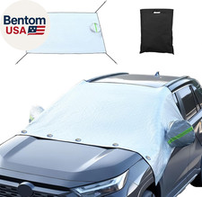 Windshield Cover for Ice and Snow with 3 Layers Protection - Magnetic Hook Sec