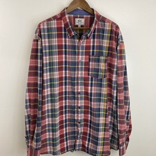 Ecko Unltd. Shirt Mens 3XL 2XL Multicolor Plaid Long Sleeve Button Down Cotton