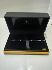 Cross Century II Rollerball Pen, Translucent Blue & Chrome AT0085-158