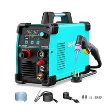 Plasma Cutter, [Pilot Arc] [Large LED Display] [Air Sensor Technology] 50Amps...