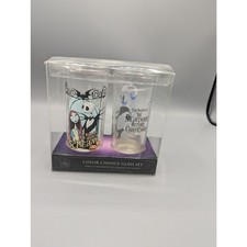 Disney Nightmare Before Christmas Color Changing Drinking Glass Set
