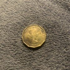 1966 Three Pence Coin