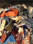 Cotton Fabric Scraps For Crumb Quilts And Crafts Over 5 Pounds