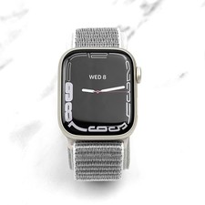 Apple Watch Series 9 45mm Starlight Aluminum with Nylon Loop GPS Cellular