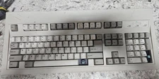 Vintage Chicony KB-5181 Mechanical Keyboard AT 5-Pin DIN Blue SMK Switches P&R