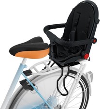 2026 Black New Rear Child Bike Seat,Rear Mounted Kids Bike Seats,Back Mount Chil