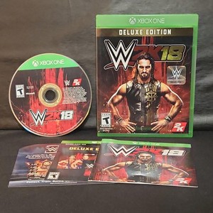 Lot De Jeux Xbox One WWE 2K15 16 17 18 - État Comme Neuf