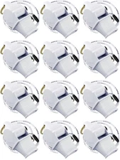 Fox 40 Sonik Blast CMG 3-Chamber Pealess Whistle + Lanyard, White (12-Pack)