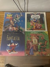 WALT DISNEY LOT LASERDISC ROBIN HOOD, SNOW WHITE, TOY STORY, FANTASIA