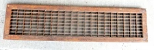 8" X 32"  Vintage Rectangle Metal Floor Grate Heating Vent Register