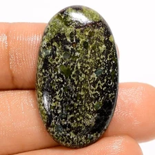 100% Natural Dragon Jasper Oval Shape Cabochon Gemstone 25.5 Ct 31X18X5mm A35629