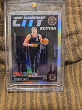 2023-24 Hoops Premium Stock - City Edition #13 Nikola Jokic Silver Prizm Mint