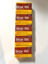 5x Kodak Ektar 100 Color Negative Film 35mm Roll Film, 36 Exposures 