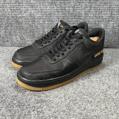 Nike Air Force 1 Gore-Tex Shoes Mens Size 9.5 Black Gum Waterproof CK2630-001