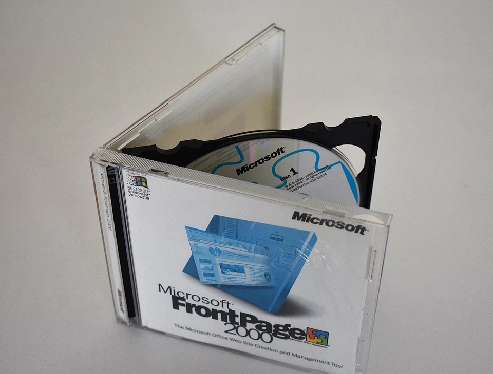 Microsoft Front Page 2000 w/Product Key Plus Free Microsoft Home Publishing 2000 - Image 4 of 4