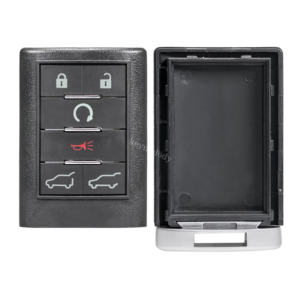 para 2007 2008 2009 2010 2011 2012 Cadillac Escalade Control Remoto Coche Llavero Estuche 6Btn Foto 3 de 4