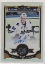 2015-16 O-Pee-Chee Platinum Rookie Auto Rainbow Nikolay Goldobin #182 Auto fm0