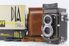 Exc 5 w/Case in Box RICOHFLEX Dia TLR 6 6 RIKEN RICOH f3.5 8cm From JAPAN