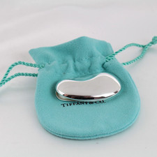 Tiffany  Co. Elsa Peretti Money Clip Bean Sterling Silver 925 with Pouch