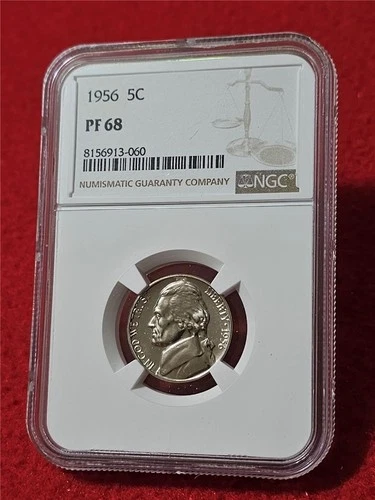 1956 Proof Jefferson Nickel NGC PF 68 #MF-T3942
