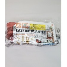 Home Depot Kids Workshop Kit Wooden Lattice Planter with Pin, Sealed, APR 2024