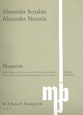 Alexander Nemtin_Alexander Skrjabin | Nuances | Partitur | EAN 9790203003779