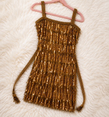 sequin dress mini long sleeve Short Homecoming Western Style Women's Denim with Fringe Button Up Mini Dress Night Out by Petal SIZE:9 US - 26 MX ALICE + OLIVIA Long