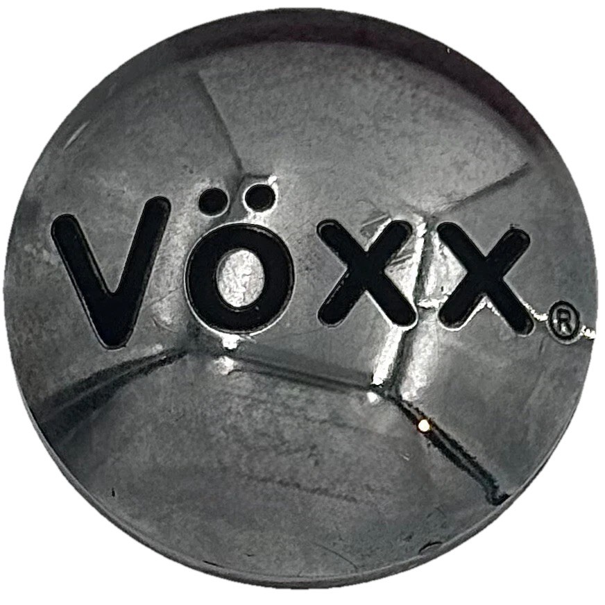VOXX Custom Wheels Chrome Black Letters Wheel Rim Hub Cover Center Cap L07708-image