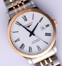 Longines Record 40mm gold steel