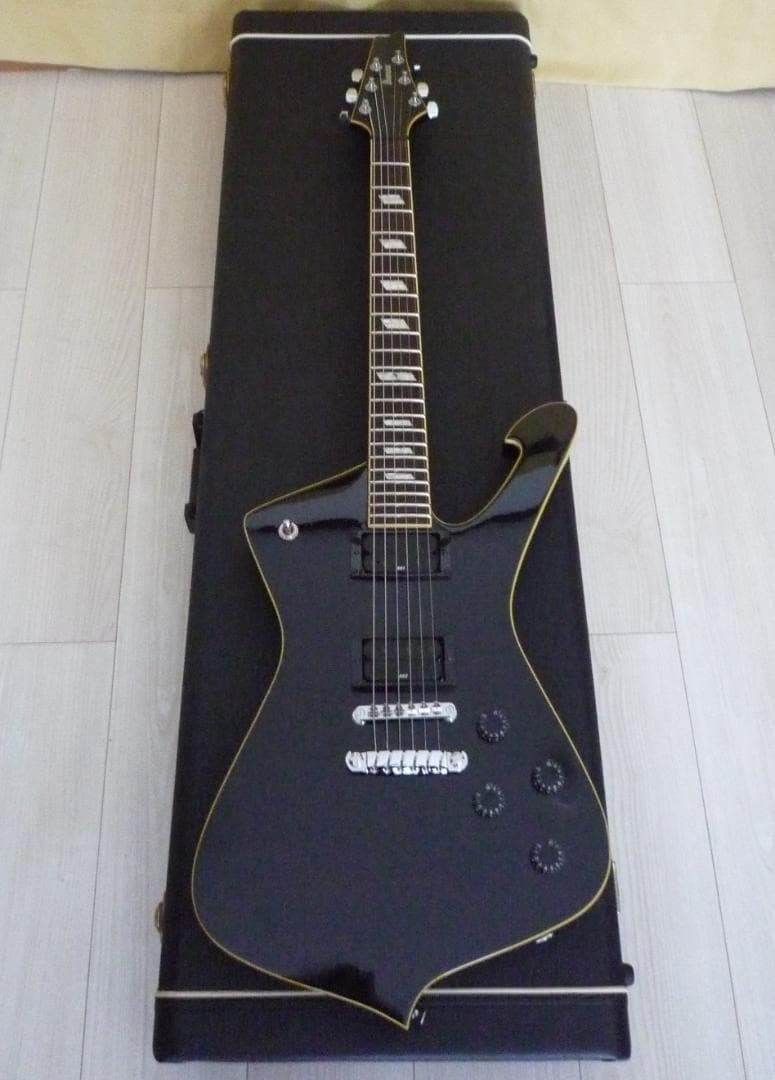 Ibanez IC400 Iceman Electric Guitar Black Finish
