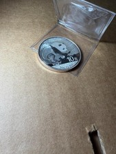 2016 Chinese Panda 10 Yuan China 30g ~1oz .999 Silver Coin Round uncirculated