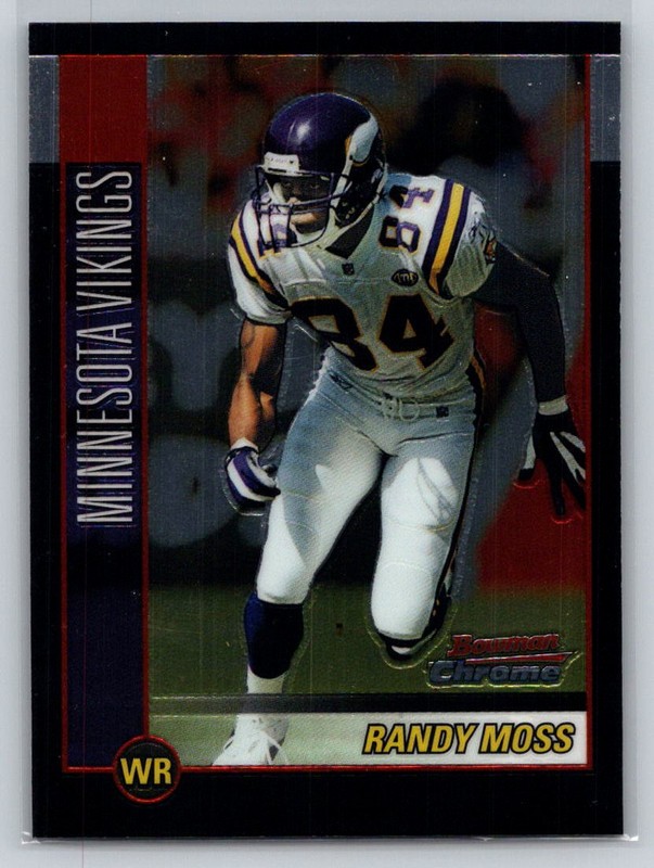 2002 Bowman Chrome #60 Randy Moss