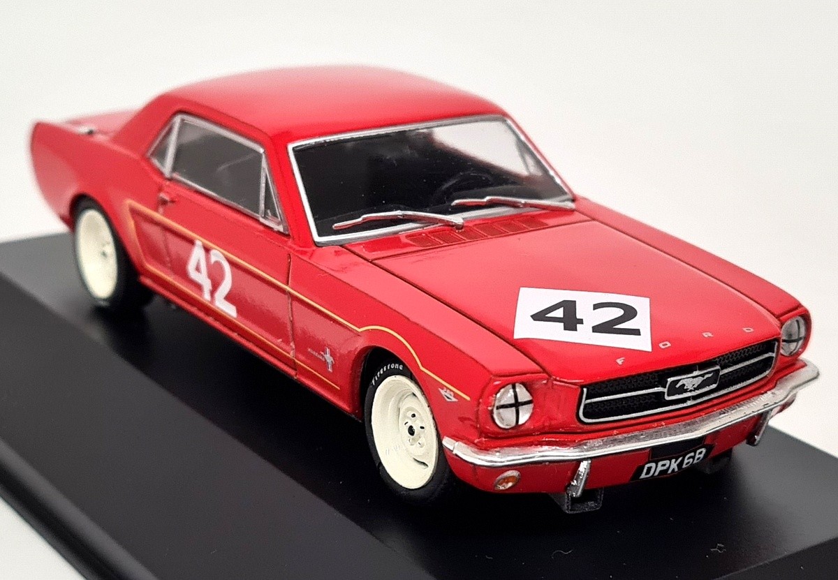 Atlas 1/43 Ford Mustang Roy Pierpoint BTCC 1965 Diecast Scale Model Car