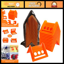 24 Pack 4" Flatbed Edge Protectors Carrying Case, Winch Ratchet Straps, Cargo