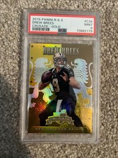 Drew Brees 2015 Panini Rookies and Stars CRUSADE GOLD PRIZM /25 PSA 9 Mint