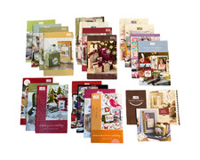 Stampin Up Pamplet Booklet Lot Wooden Rubber Stamp. lot of 20 Idea Books