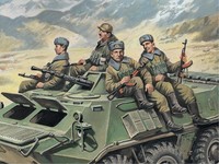 Icm 35637 - 1:35 Soviet Armored Carrier Riders - Neu