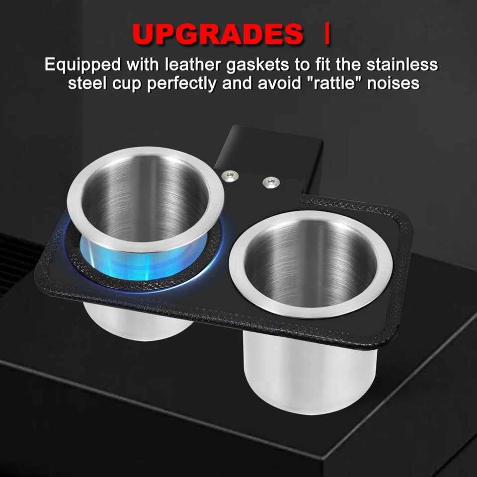 Truck Water Cup Drink Holder Fit for 73-87/91 Chevy/GMC C/K 10/20/30, Detachable Foto 2 de 4