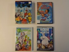 Lot of 4 DVDs, Robots, Disney Lilo & Stitch, Planet 51, Norm Of The North