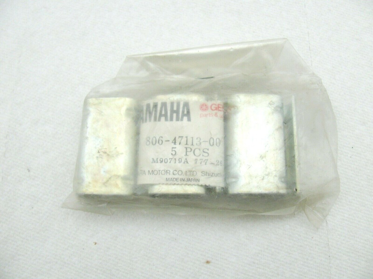 NOS Vintage Yamaha OEM Track Clips Reinforcement Plates 806-47113